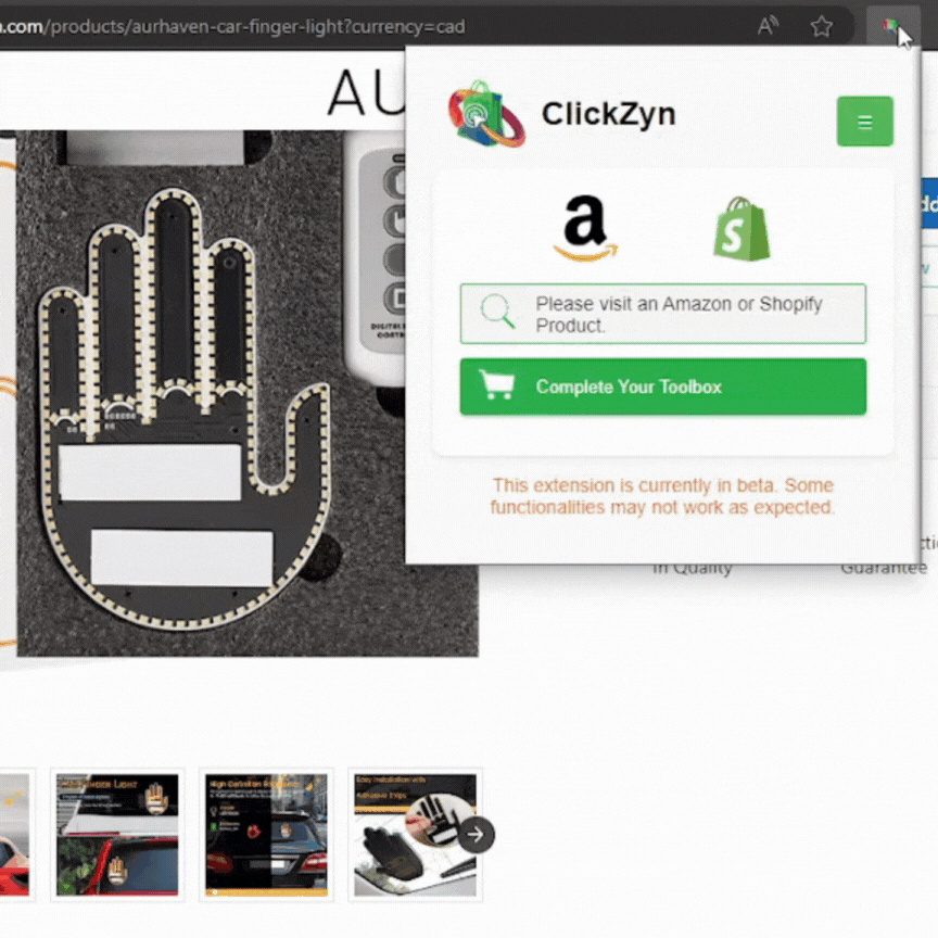 Shopify feature